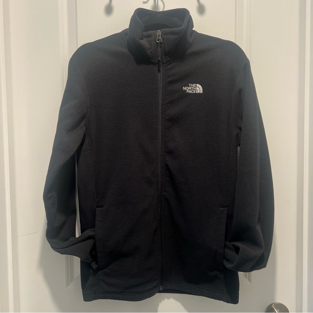 The North Face Full Zip Black Fleece Jacket XS